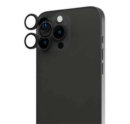 Защитное стекло для камеры iPhone 16 Pro/16 Pro Max SUPGLASS Anti Glare Camera lens glass (XC-31) Black Защитное стекло для камеры iPhone 16 Pro/16 Pro Max SUPGLASS Anti Glare Camera lens glass (XC-31) Black