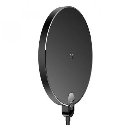 Беспроводное зарядное устройство Baseus Digital LED Display Gen 2 15W CCED000001 (BS-W526) Black, черный