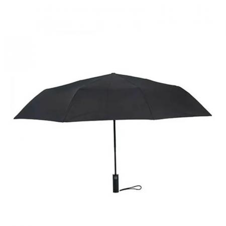 Зонт Xiaomi 90 Points с светодиодным фонариком Automatic Umbrella with LED Flashlight Черный