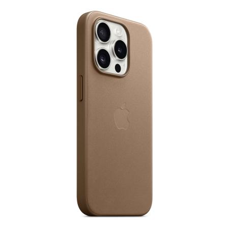 Чехол FineWoven Case для Apple iPhone 15 Pro с MagSafe Taupe, бежевый Чехол FineWoven Case для Apple iPhone 15 Pro с MagSafe Taupe, бежевый