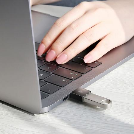 Переходник/адаптер Baseus USB – USB Type-C (CATJQ-B01) Черный Переходник/адаптер Baseus USB – USB Type-C (CATJQ-B01) Черный