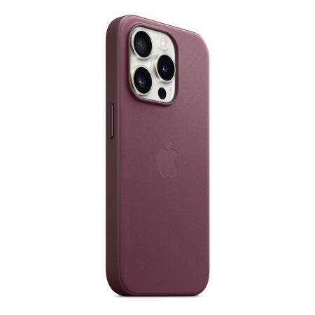 Чехол FineWoven Case для Apple iPhone 15 Pro с MagSafe Mulberry, фиолетовый Чехол FineWoven Case для Apple iPhone 15 Pro с MagSafe Mulberry, фиолетовый