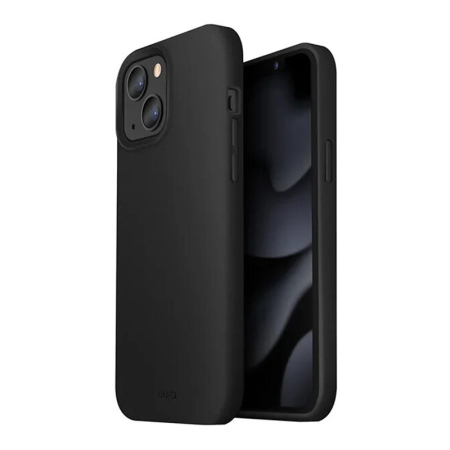 Чехол для iPhone 13 UNIQ Lino (IP6.1HYB(2021)-LINOBLK) Черный