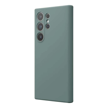 Чехол Silicone Cover для Samsung Galaxy S24 Ultra Темно-зеленый Чехол Silicone Cover для Samsung Galaxy S24 Ultra Темно-зеленый