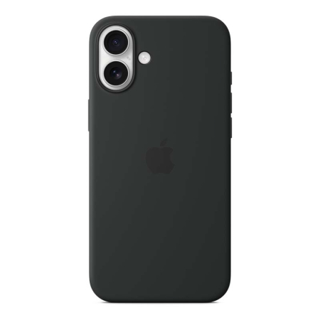 Чехол Silicone Case для Apple iPhone 16 Plus с MagSafe Black, черный Чехол Silicone Case для Apple iPhone 16 Plus с MagSafe Black, черный