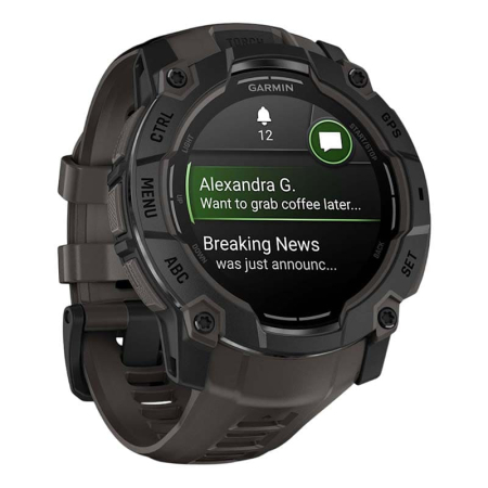 Часы Garmin INSTINCT 3 AMOLED 50мм Black, черный с угольно-черным ремешком Часы Garmin INSTINCT 3 AMOLED 50мм Black, черный с угольно-черным ремешком