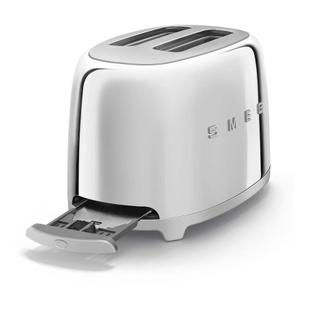 Тостер на 2 ломтика SMEG 50s style (TSF01SSEU) Хром