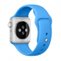 Силиконовый ремешок для Apple Watch 38/40/41 мм Blue, голубой Силиконовый ремешок для Apple Watch 38/40/41 мм Blue, голубой